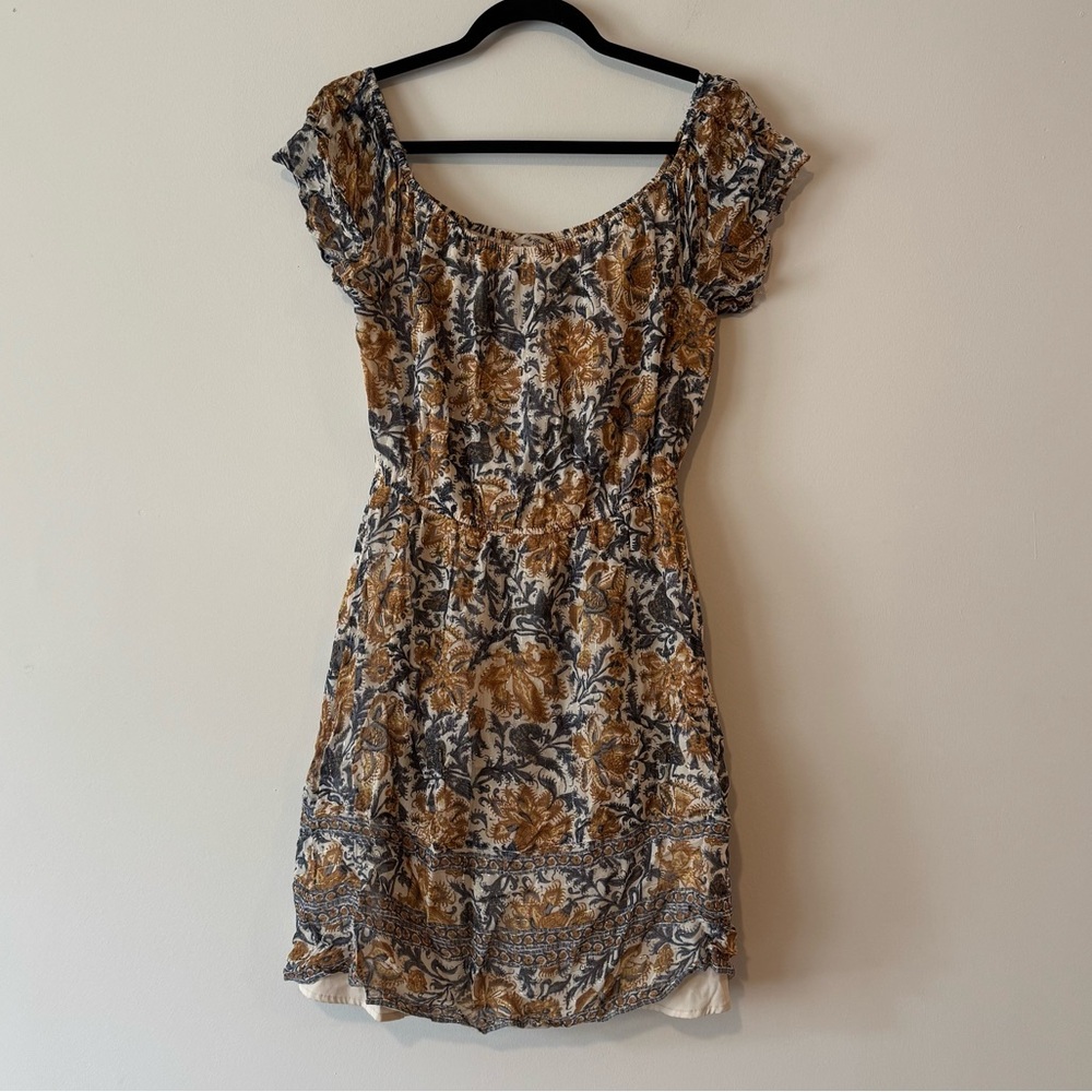 Lucky Brand Floral Off The Shoulder Dress